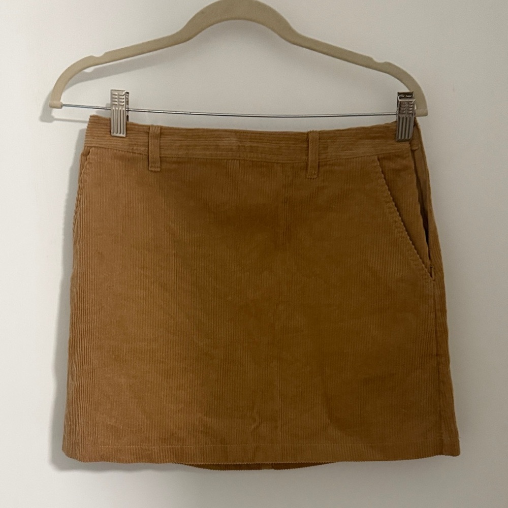 Forever 21 Camel Corduroy Skirt